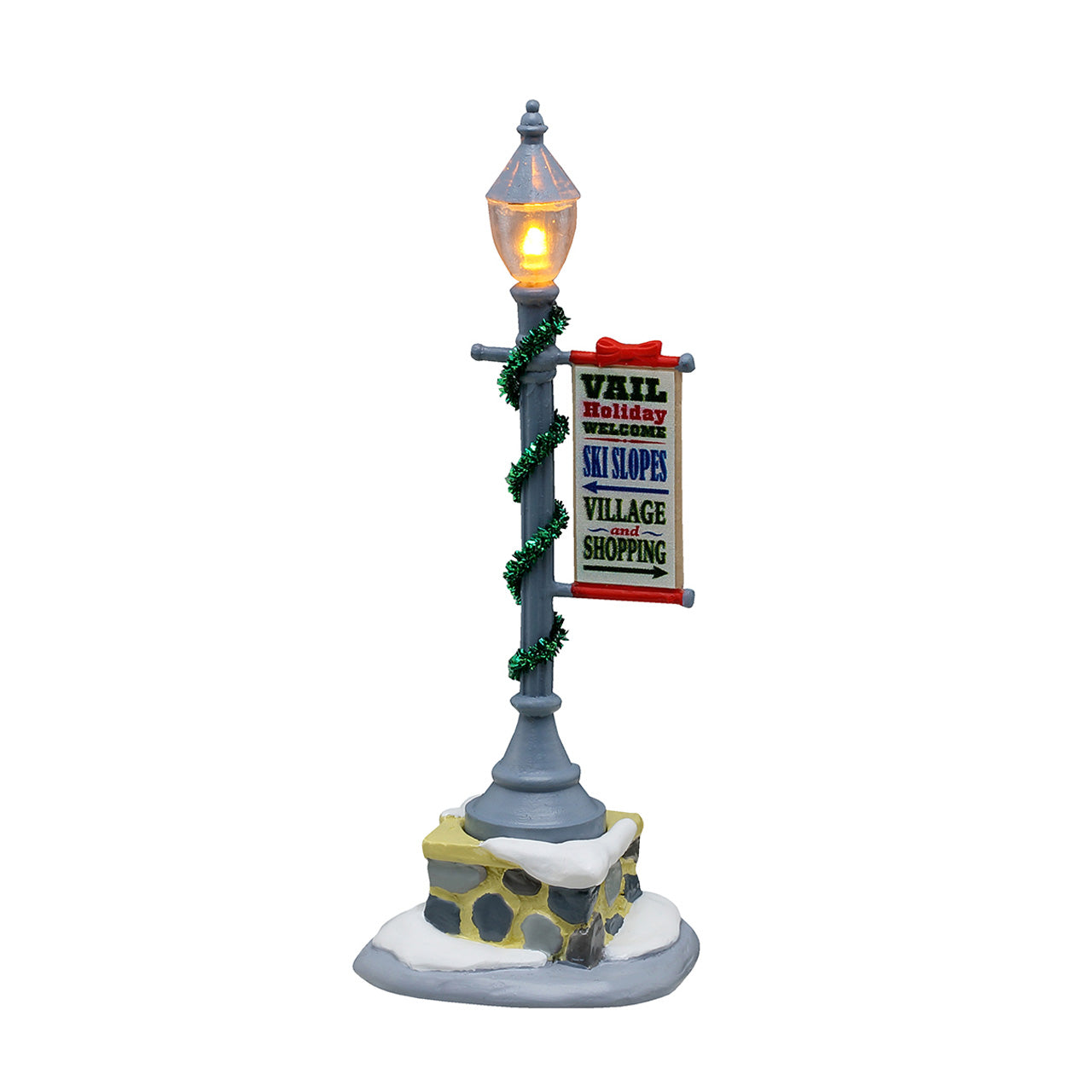 LEMAX Vail Lamp Post, Battery-Operated(4.5V) #54464 # 54464